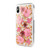 Switcheasy Flash protection case with real flower Elements - iPhone XS - Luscious Pink