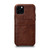 Sena Snap On Wallet Case - genuine leather case with card pockets - iPhone 11 Pro, Cognac Brown