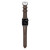 Nomad Traditional Strap - Genuine Leather Strap for Apple Watch 44/45/46/49mm, Rustic Brown with Silver hardware