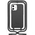 Woodcessories - BioCase Necklace - non toxic bio-degradable case with necklace/crossbody strap - iPhone 12 Mini, Black