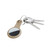 Woodcessories - BioCase - Loop and Keychain for Apple AirTag - Taupe Brown