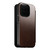 Nomad Modern Folio Case -  Horween Leather  with card and cash storage - iPhone 14 Pro, Brown