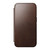 Nomad Modern Folio Case -  Horween Leather  with card and cash storage - iPhone 14 Pro, Brown