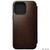 Nomad Modern Folio Case -  Horween Leather  with card and cash storage - iPhone 14 Pro Max, Brown