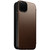 Nomad Modern Leather Folio Case -  with card and cash storage - iPhone 14 Pro Max, Brown