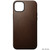 Nomad Modern Leather Case - iPhone 15 Plus, Brown