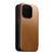 Nomad Modern Leather Folio Case -  with card and cash storage - iPhone 15 Pro, English Tan