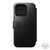 Nomad Modern Horween Leather Folio Case -  with card and cash storage - iPhone 15 Pro, Black