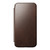 Nomad Modern Horween Leather Folio Case -  with card and cash storage - iPhone 15 Pro, Brown