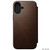 Nomad Modern Leather Folio Case - iPhone 16 Plus, Brown