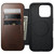 Nomad Modern Horween Leather Folio Case - iPhone 16 Pro, Brown