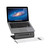 Rain Design iLevel2 - height adjustable aluminium desktop stand for Apple MacBook and MacBook Pro - Black