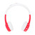 BuddyPhones InFlight Travel Headphones for Kids - Foldable and volume limiting - Red