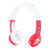 BuddyPhones InFlight Travel Headphones for Kids - Foldable and volume limiting - Red