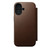 Nomad Modern Leather Folio Case - iPhone 17, Brown