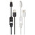 Scosche Smartstrike - 2 in 1 Charge & Sync Cable for Lightning and micro USB Devices, Black