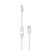 Scosche Smartstrike - 2 in 1 Charge & Sync Cable for Lightning and micro USB Devices, White