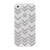 Incipio Isla Design Series protective case - chic metallic chevron print - iPhone 5/5s/SE - Glitter design