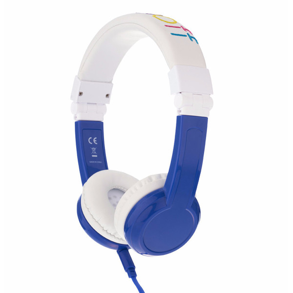 BuddyPhones Explore Headphones for Kids - Foldable with microphone - Blue