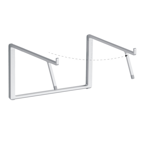 Rain Design mBar Pro+ - foldable aluminium stand for Apple MacBook and Laptops - Silver