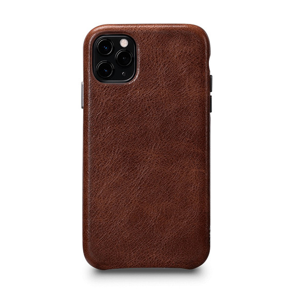 Sena LeatherSkin - minimalist genuine leather case - iPhone 11 Pro, Cognac Brown