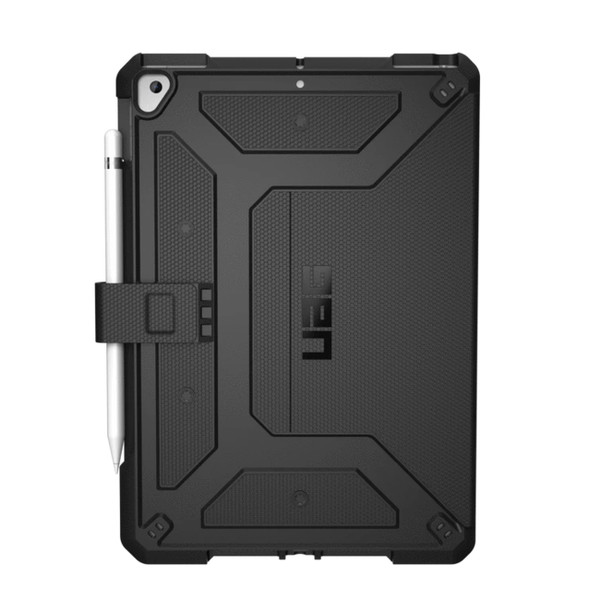 UAG Urban Armor Gear - Metropolis Series Folio Case - rugged military spec protection - iPad 10.2 (7/8/9th Gen), Black