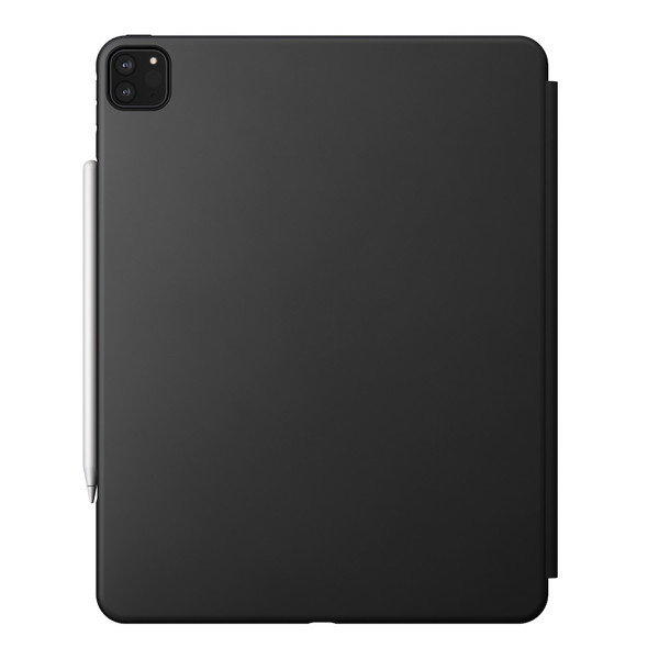 Nomad Rugged Folio case - minimalist design - soft touch TPU - iPad Pro 12.9 (4th Gen), Grey