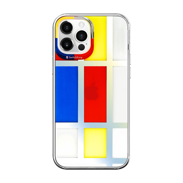 Switcheasy Artist protection case with classic artwork design - iPhone 12 and 12 Pro - Mondrian