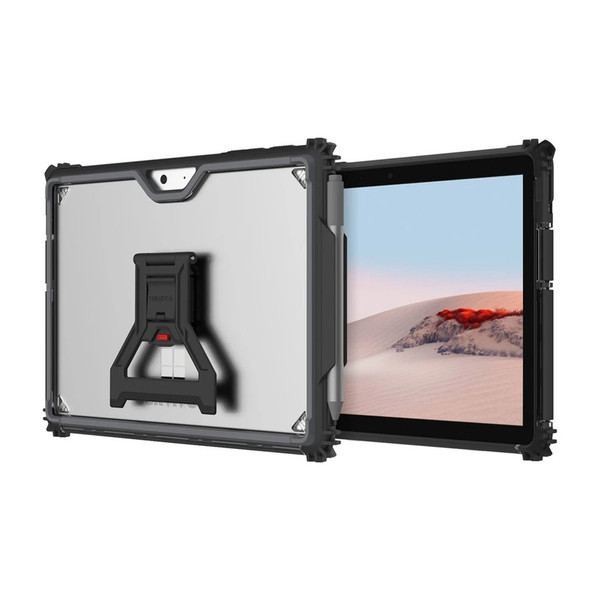 Griffin Survivor Strong - rugged protection case - Microsoft Surface Go / Go 2 / Go 3 / Go 4, Black/Clear