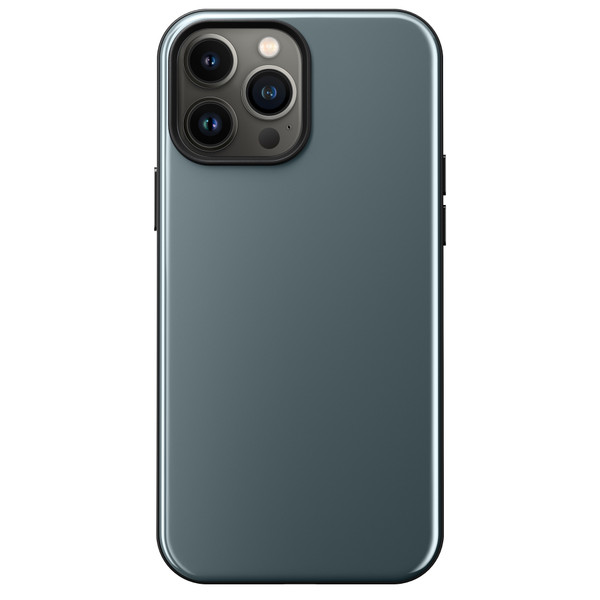 Nomad Sport Case - minimalist drop protection case with high gloss finish- iPhone 13 Pro Max, Marine Blue