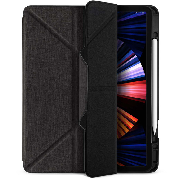 Power Support - Air Jacket Folio protective folio case  - iPad Pro 12.9 (5th Gen) - Dark Grey