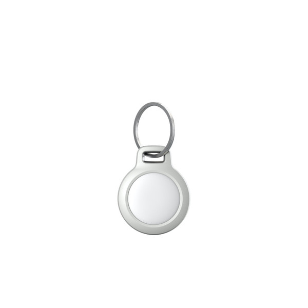 Nomad - Rugged Keychain for Apple AirTag - White
