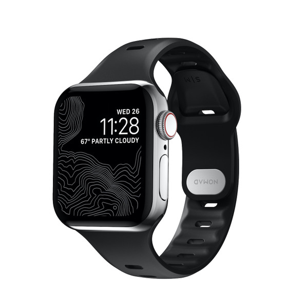 Nomad Sport Slim Band for Apple Watch 38/40/41 mm, Black 