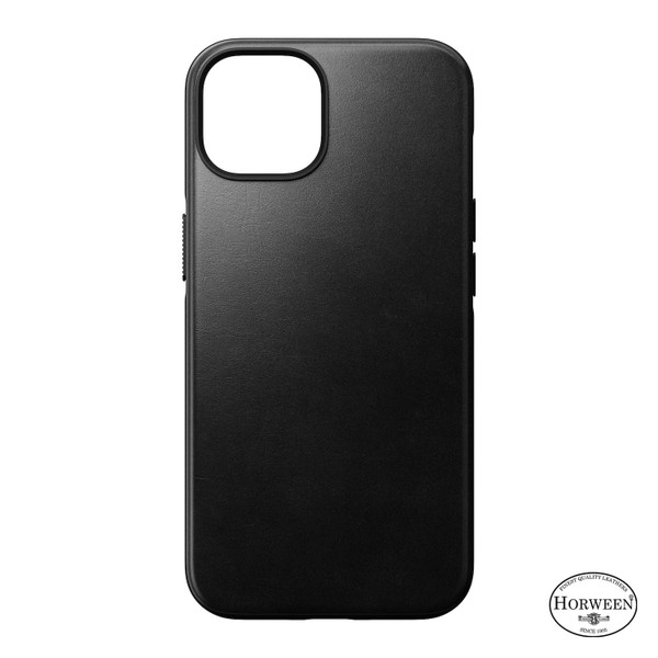 Nomad Modern Case - genuine Horween Leather - iPhone 14, Black