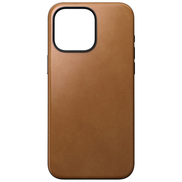 Nomad Modern Leather Case - iPhone 15 Pro Max, English Tan