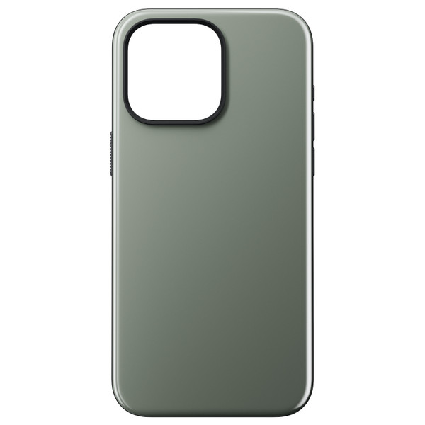 Nomad Sport Case - drop protection case with gloss finish - iPhone 15 Pro Max, Coastal Rock Green