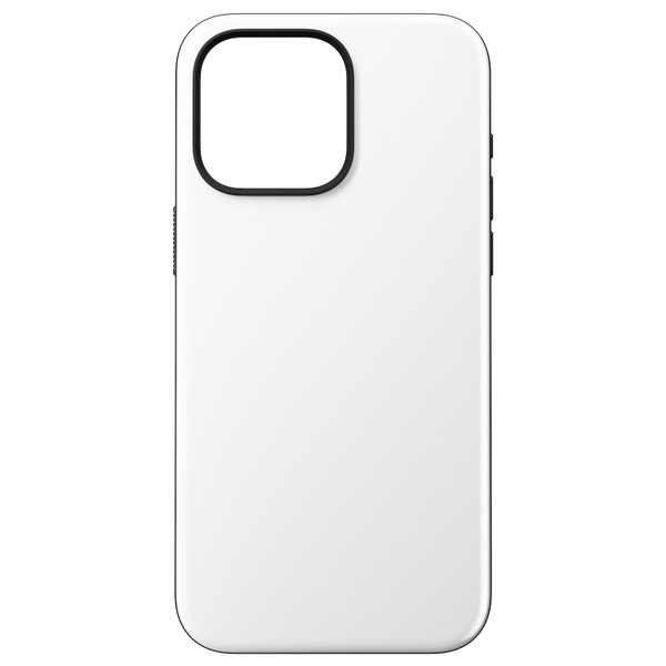 Nomad Sport Case - drop protection case with gloss finish - iPhone 15 Pro Max, White