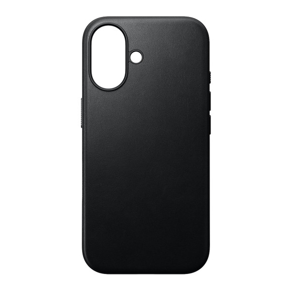 Nomad Modern Leather Case - iPhone 16, Black