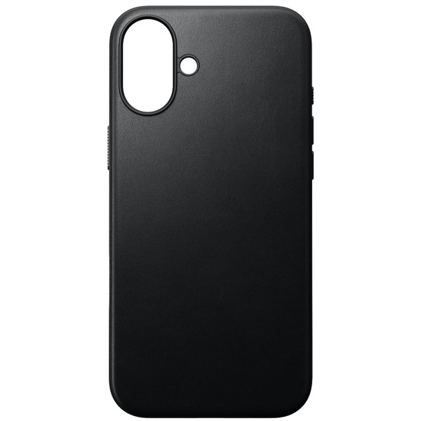 Nomad Modern Leather Case - iPhone 16 Plus, Black