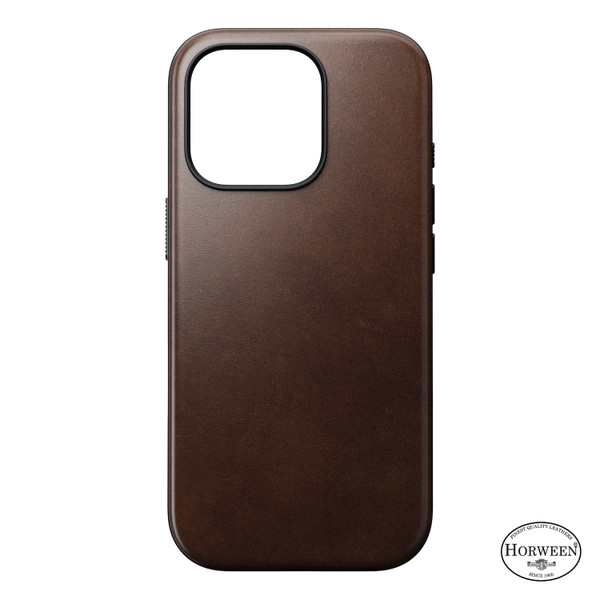 Nomad Modern Horween Leather Case - iPhone 16 Pro, Brown