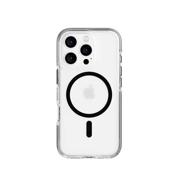 Tech21 EvoCrystal Protection Case - MagSafe Compatible - iPhone 16 Pro – Clear/Black