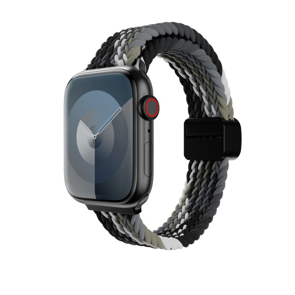 Switcheasy Candy Braided Nylon Loop - Apple Watch 41/42mm - Black/Grey