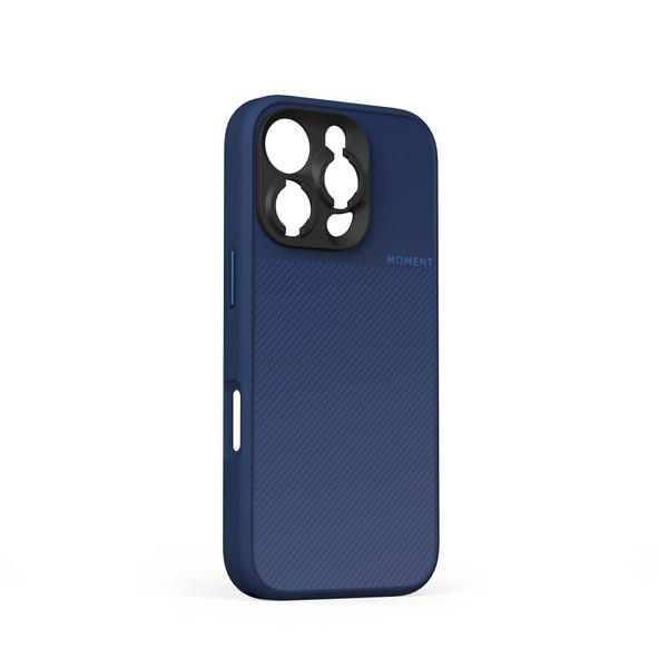 Moment Case with MagSafe – T-Series drop in lens mount - iPhone 16 Pro - Indigo Blue