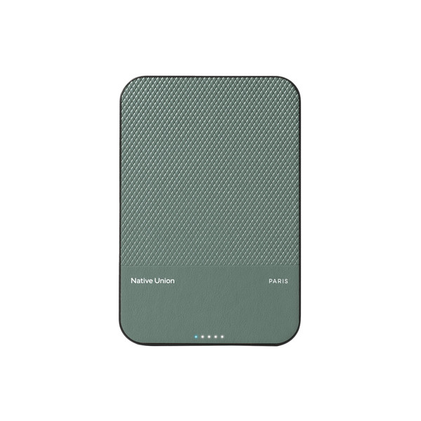 Native Union - (Re)Classic Power Bank - Magnetic - 5,000 mAh - Slate Green