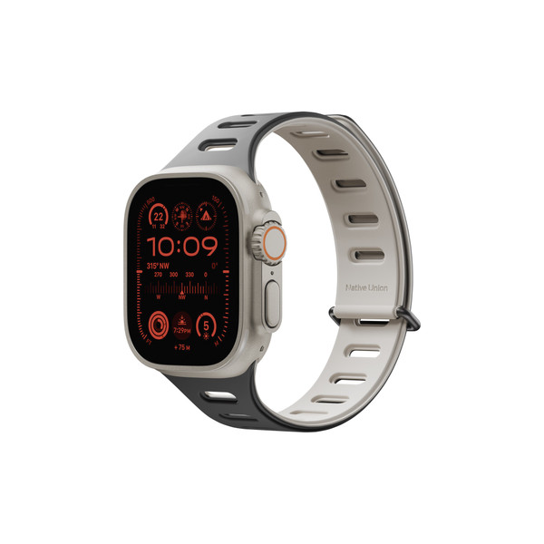 Native Union - Active Magnetic Band - Apple Watch 44/45/46/49mm - Black/Sandstone
