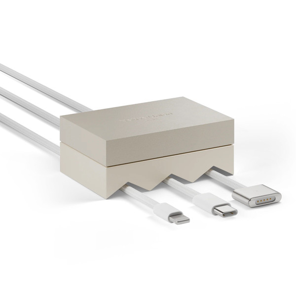 Native Union - Weighter for 3 Cables - Desktop Cable Management - Sandstone