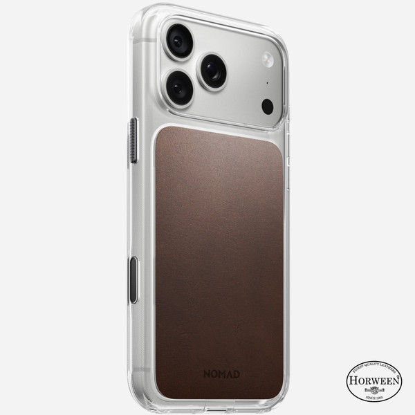 Nomad - Clear Leather Case - Horween - iPhone 18 Pro Max