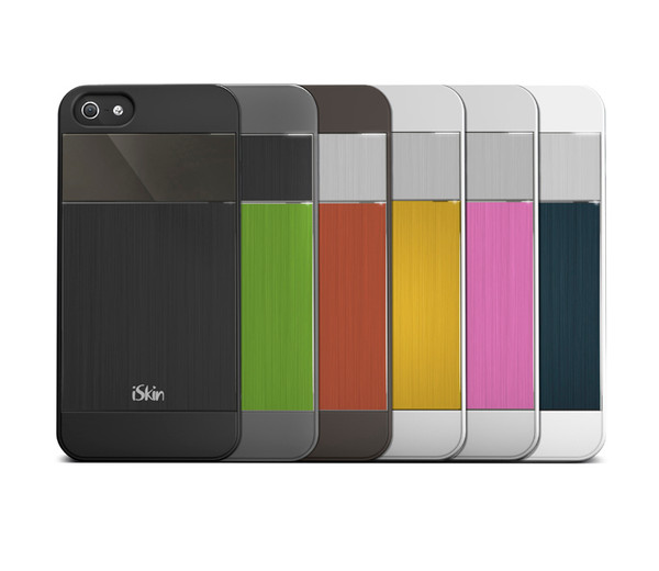iSkin Aura case - Ultra Slim with Brushed Aluminium Finish - iPhone 5/5s
