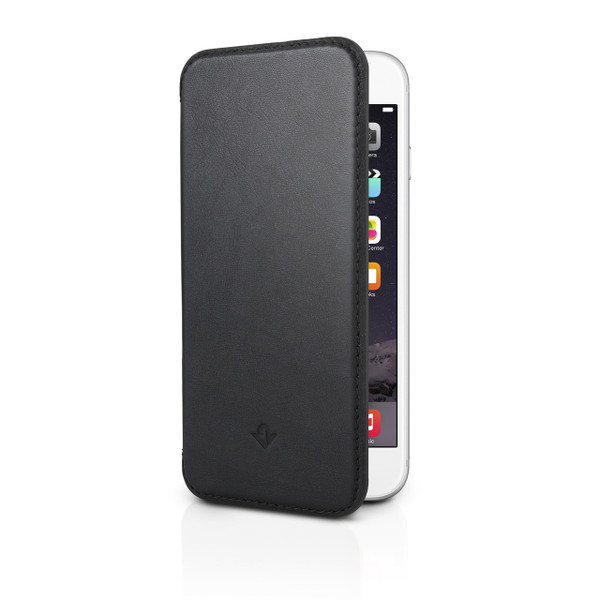 Twelve South SurfacePad - Ultra Slim Napa Leather Cover/Jacket Case - iPhone 6/6s Plus, Black