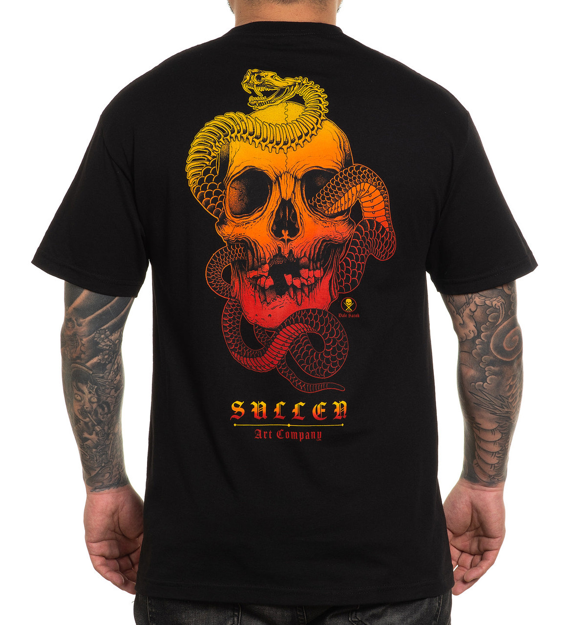 Sullen Sarok Skull Standard T-Shirt | West Coast Republic